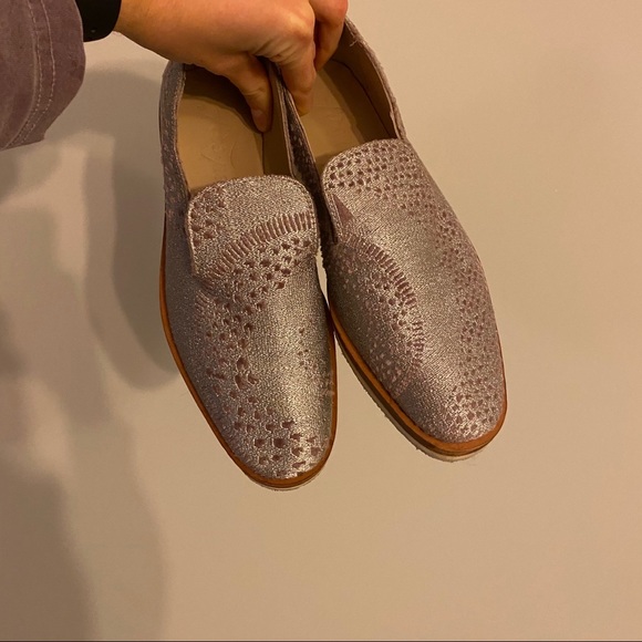 Free People Snake Eyes Metallic Slip On Loafer - Picture 6 of 12